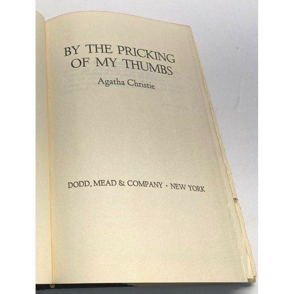 By the Pricking of My Thumbs by Agatha Christie BCE Edition 1968 Hardcover Book - Picture 7 of 11